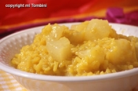 Recettes de cuisine : Risotto aux poires et au safran