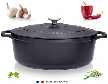 Cocotte en fonte Chasseur ovale