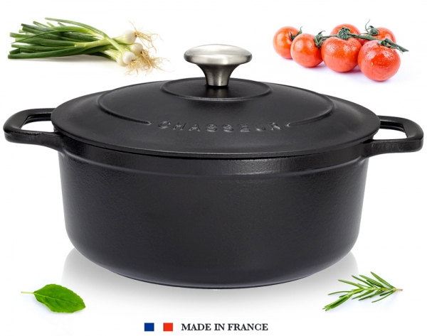 Cocotte en fonte Chasseur ronde - CHASSEUR