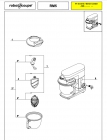 Pièces détachées batteur-mélangeur RM 5 Robot Coupe 140