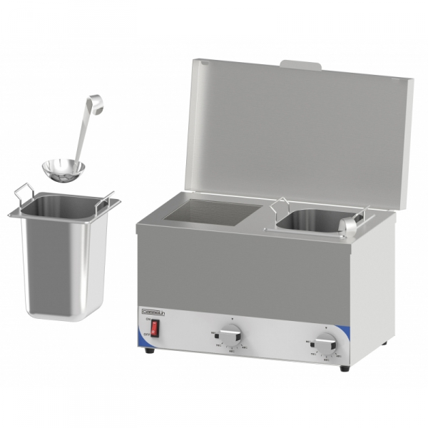 Bain Marie à Sauce Compact 2 cuves Casselin - CASSELIN