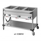 Chariot Bain-Marie à eau 3 x GN 1/1 Casselin