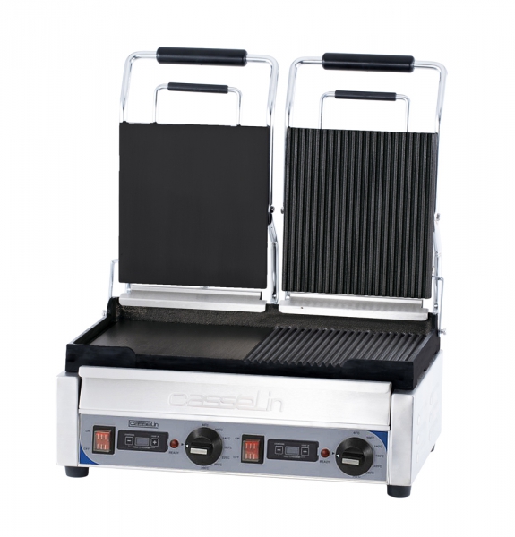 Grill Panini Double Premium Mixte Casselin - CASSELIN