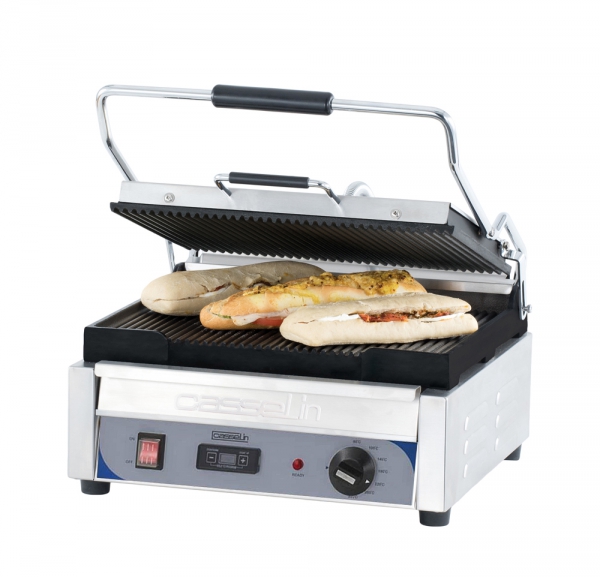 Grill Panini Grand Premium Rainurée-rainurée Casselin - CASSELIN