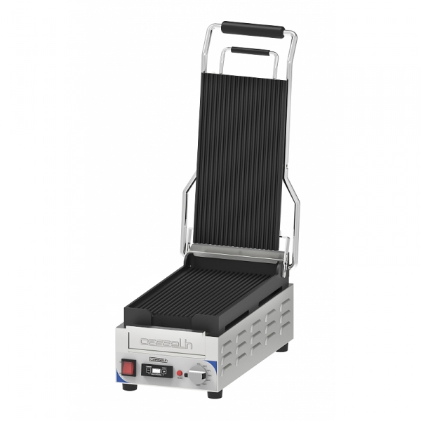 Grill Panini Compact Premium Rainurée-Rainurée Casselin - CASSELIN