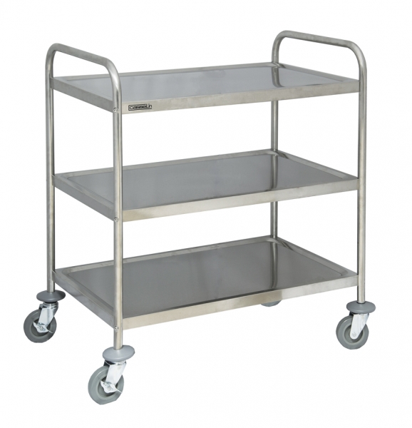 Chariot de service Inox Casselin - CASSELIN