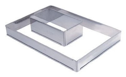 Forme ajustable rectangle inox De buyer - DE BUYER