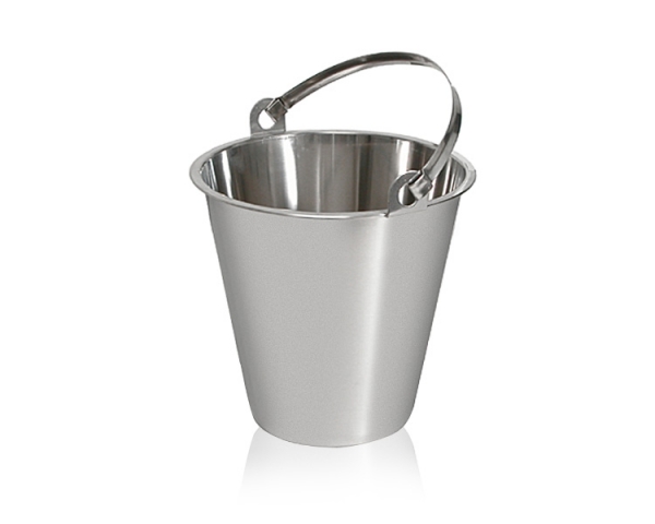 Seau Inox Sans Pied, Anse Tombante De Buyer - DE BUYER