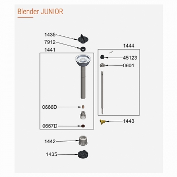 Pièces Détachées Blender Junior Dynamic