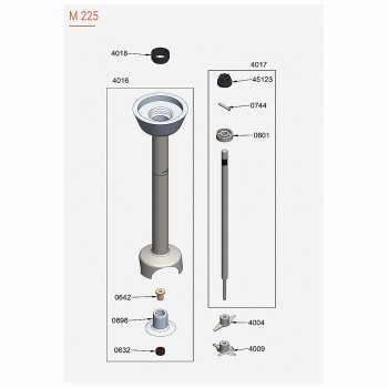 Pièces Détachées Pied M225 Junior Dynamic