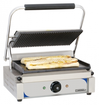 Grill Panini Plaques Rainurées-lisses Casselin