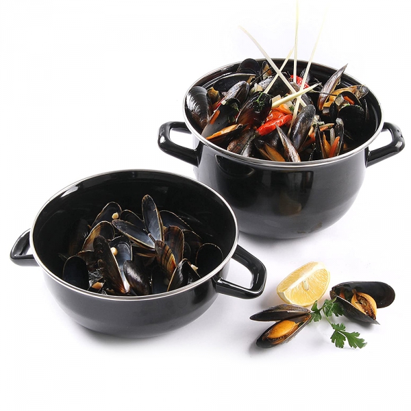 Cocotte à moules émaillée Hendi - HENDI