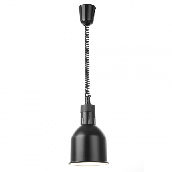Lampe chauffante cylindrique noire réglable Hendi - HENDI