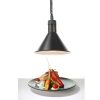Lampe chauffante conique noire réglable Hendi
