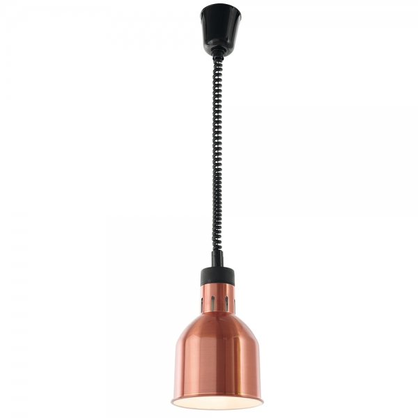 Lampe chauffante cylindrique cuivrée réglable Hendi - HENDI