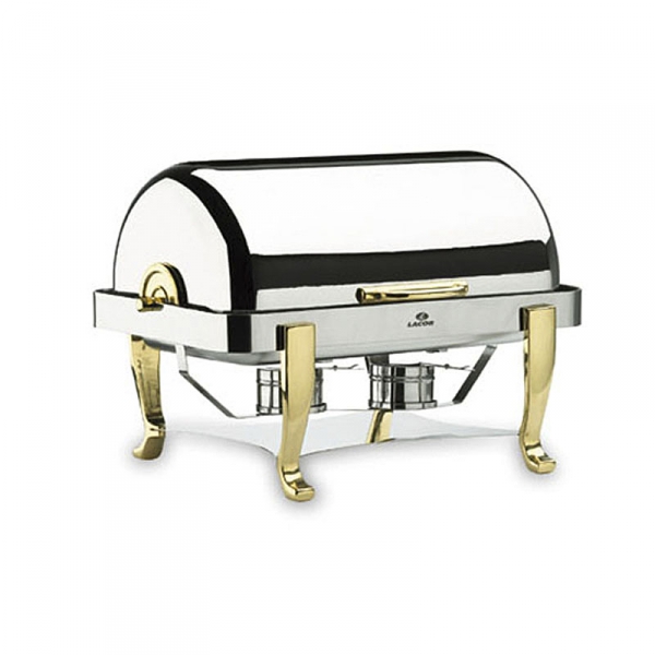 Chafing Dish 1/1 Roll Top Pieds Laiton Lacor - LACOR