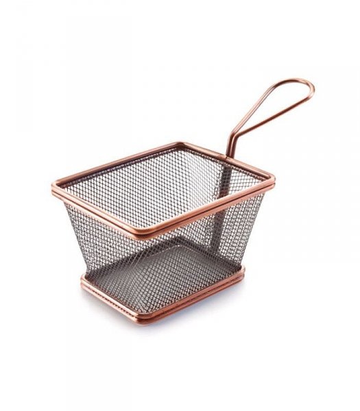 Panier Carré Bords Cuivre Lacor - LACOR