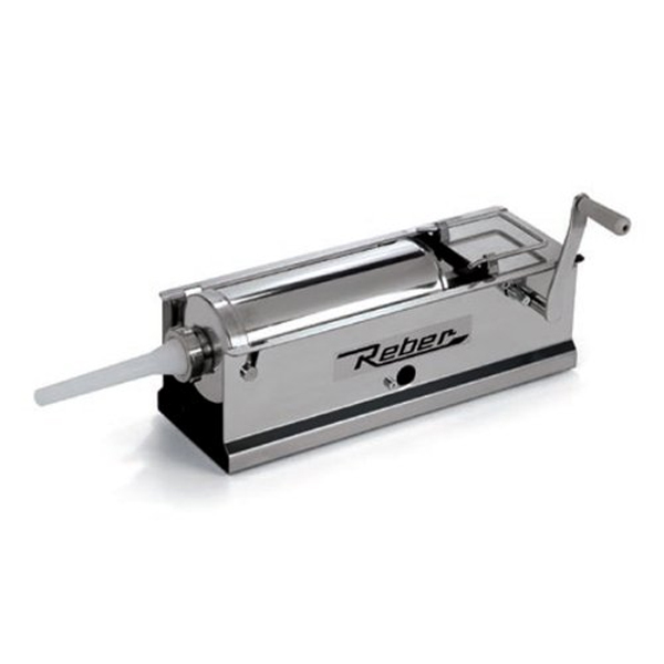 Poussoir à saucisse horizontal Reber tout inox 6,8 litres - REBER