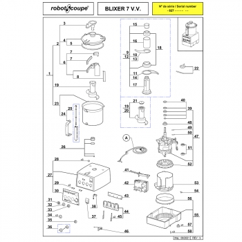 Pièces détachées Robot Coupe Blixer 7 V.V