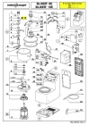 Pièces détachées Blixer Robot Coupe 8 E 140