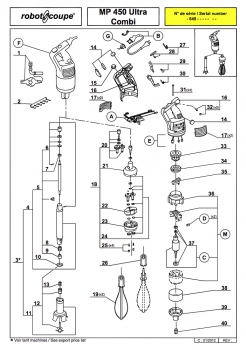 Pièces détachées MP450 Ultra Combi Robot Coupe