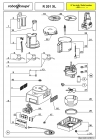 Pièces détachées Combiné Robot Coupe R 201 XL 140