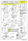 Pièces détachées Combiné Robot Coupe R 402 A 1 Phase