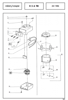 Pièces détachées Cutter de table R5 A tri Robot Coupe